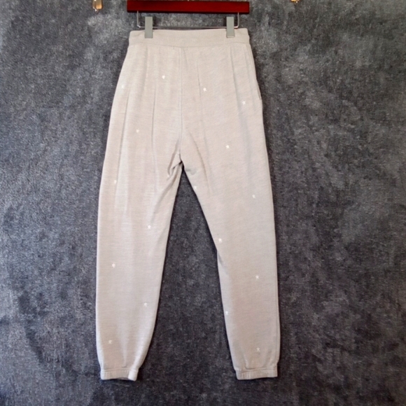 Rails Kigston Womens Jogger Heather Brown Embroidered Stars Size Small - Picture 3 of 13